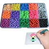 PMB003 Children plastic Diy water mist magic beads 3d puzzle for the kids Diy beads and educational toys