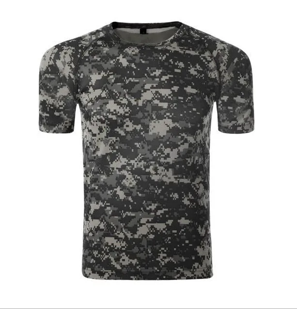 Adult Round Neck Short Sleeve Digital Sublimation Camo T-shirts - Buy ...