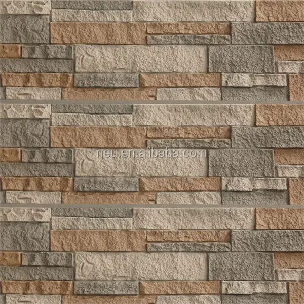 Artificial Stone Fireplace External Brick Wall Panel Decorative