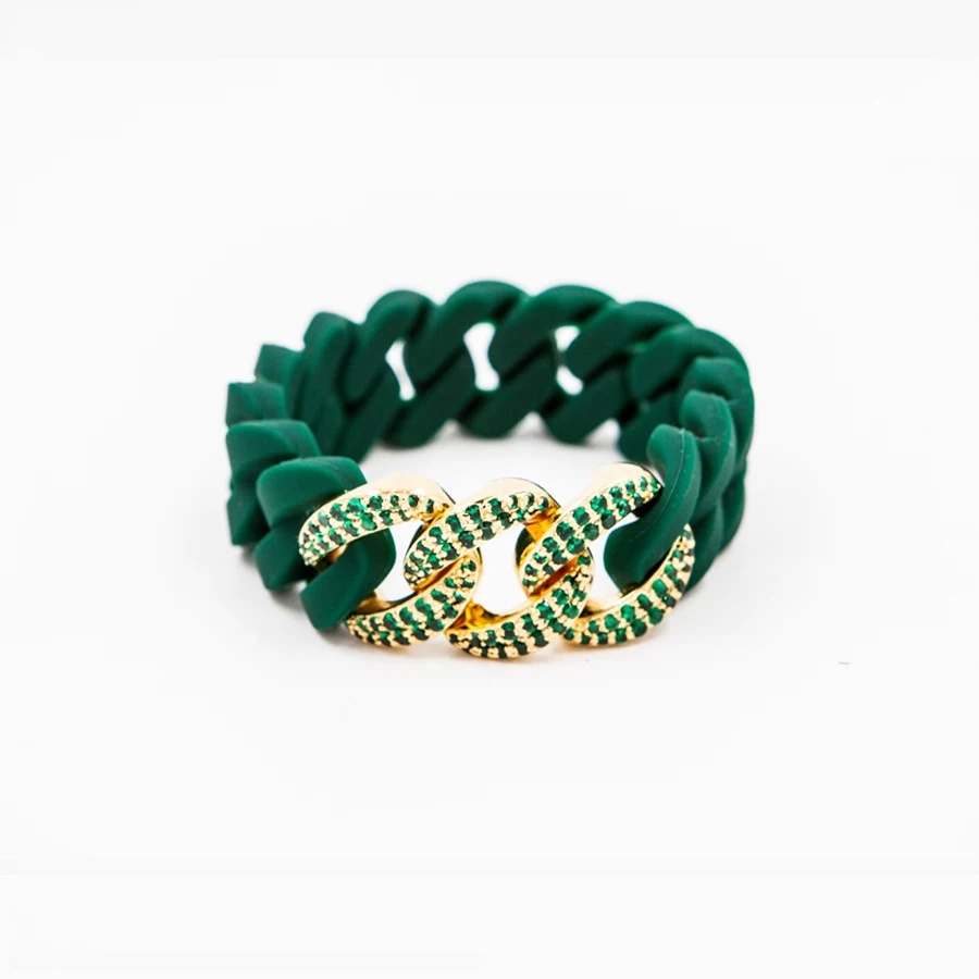 

51694 xuping Rubbzz unisex silicone bracelets bracelet men bangle, Multi color