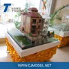 Classic 3D house scale model design , house diorama