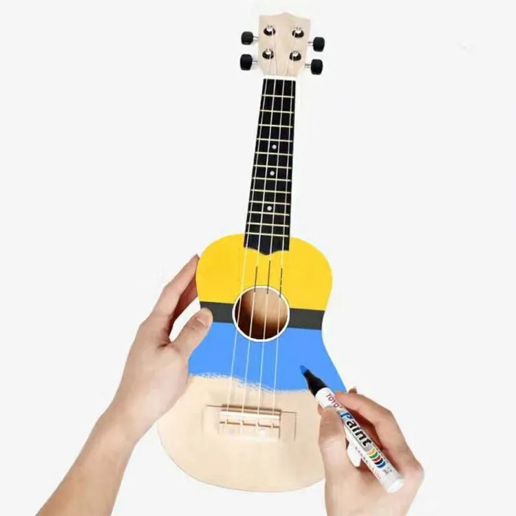 

Make Your Own 21'' wood Ukulele Kit Children DIY Toys Assembling Set toy