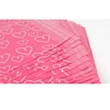 Poly Mailer Pink Heart-shaped Color Mailing Envelope Post Bags Packaging By Mail Package Shipping Plastic Courier Self-Adhesive