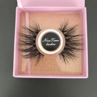 

custom lashes packaging mink faux russian volume lashes