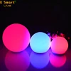 Fantastic nice rechargeable illuminated LED plastic ball light / outdoor LED lighted mood light ball