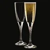 200ml unique wine glasses bulk wholesale murano glass tableware with golden rim