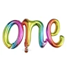 Integrated Alphabet Balloon Script Rainbow Color One Balloon For Baby Shower Decoration