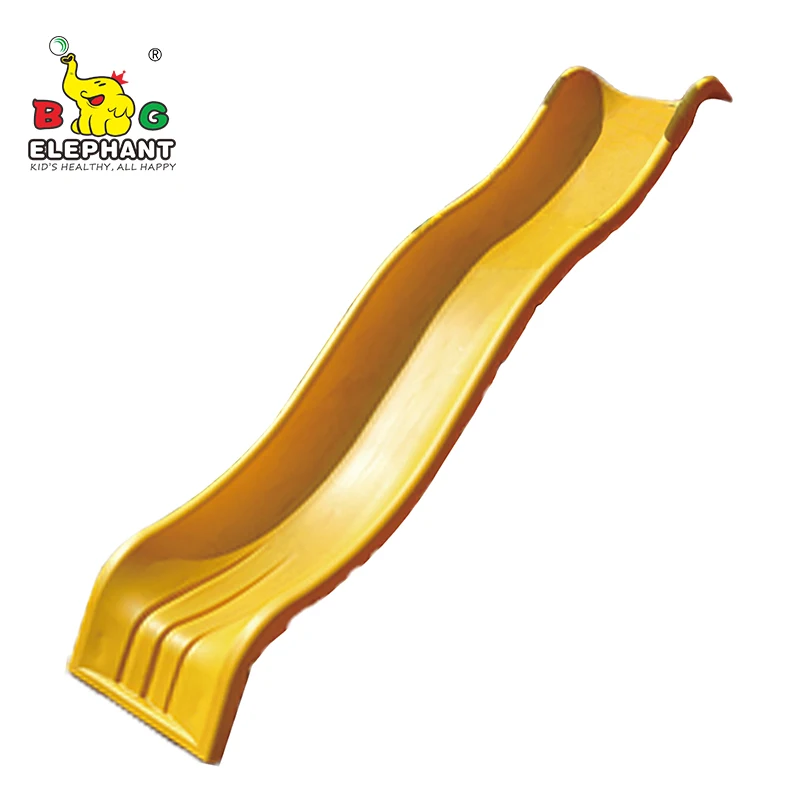 

Playground Accessories kid toy 10 feet Plastic Wave Slide for Swing Set, Yellow;red;blue;green