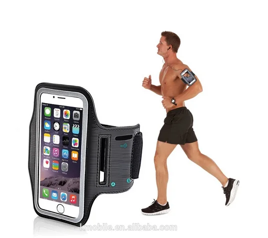 

Wholesale custom running sport neoprene mobile phone pouch reflective arm band for iphone-armband, N/a