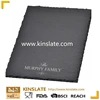 engravable rectangle 30cm*20cm natural black slate plate dinner plate slate cheese board