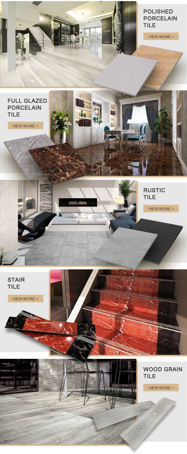 Non Slip Bathroom Stoneware Grey Porcelain Tile Matte Finish