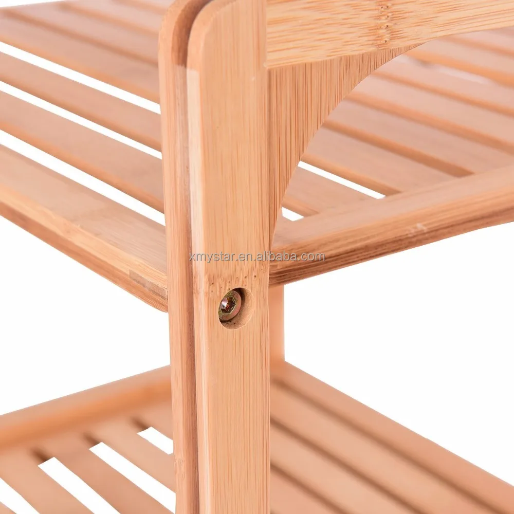 
Tilt-Out Bamboo Laundry Hamper Slat Frame Space Saving Storage with Shelf & Removable Liner, Perfect for Bathrooms factory BSCI 