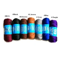 

Cheap Price brazilian wool hair Acrylic hand and machine knitting Blended Yarn scale hair