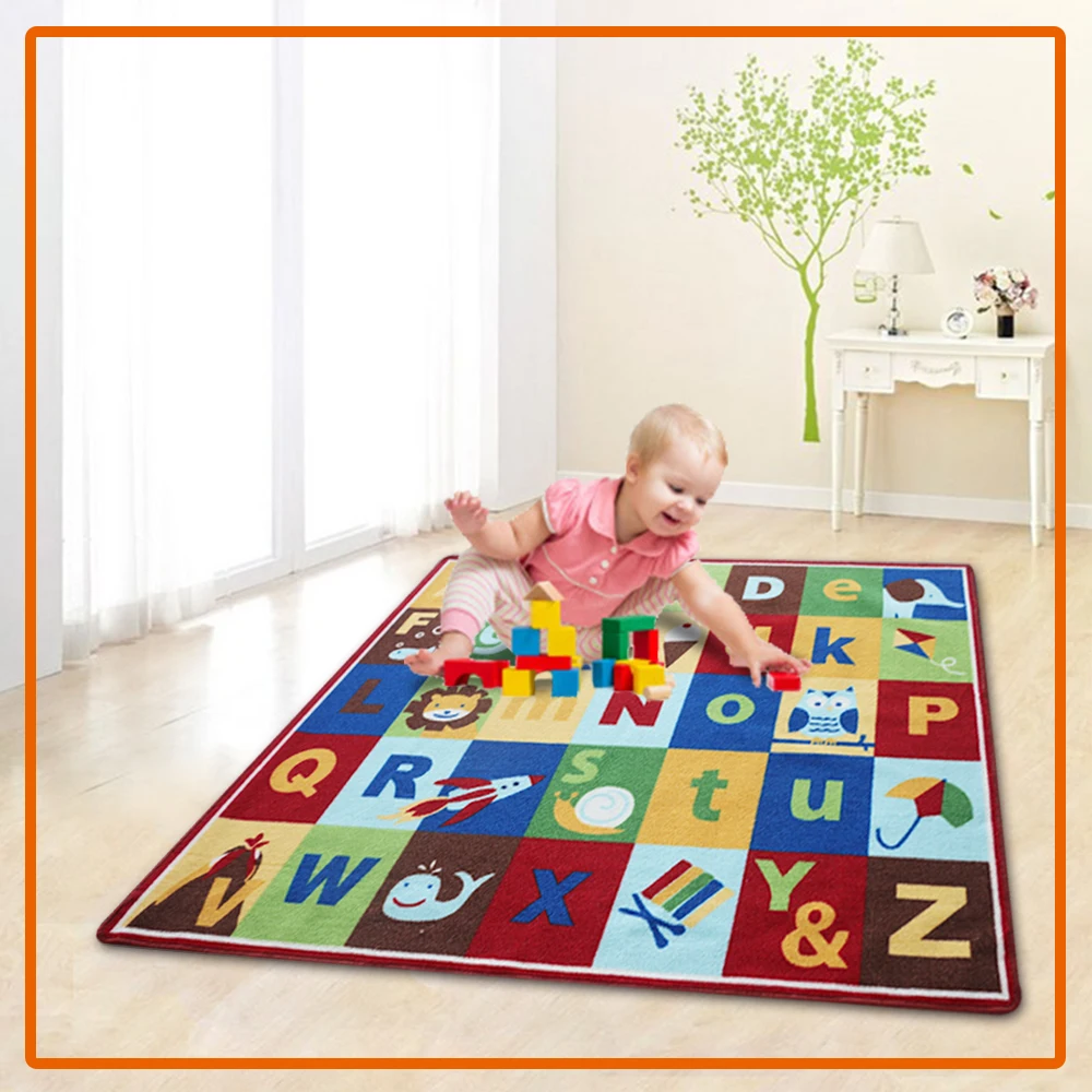 Alphabet Printed Kids Play Rug Game Baby Floor Rug Kids Rug - Buy Kids ...