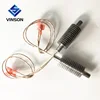 VINSON 3/8" x 3 1/4" 240v 300w cartridge heater with fin electric finned heating tube igniter elements