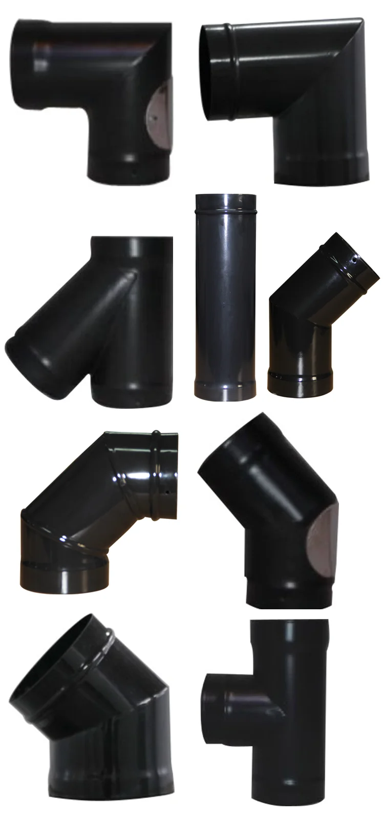 Easy To Install Customized 90 Degree Carbon Steel Elbow For Fireplace