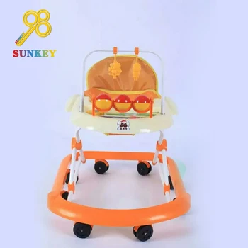 orange baby walker