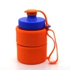 New Stylish Design Logo Printing BPA Free Silicone 500ML Foldable Water Bottle With Free Sample And Shipping