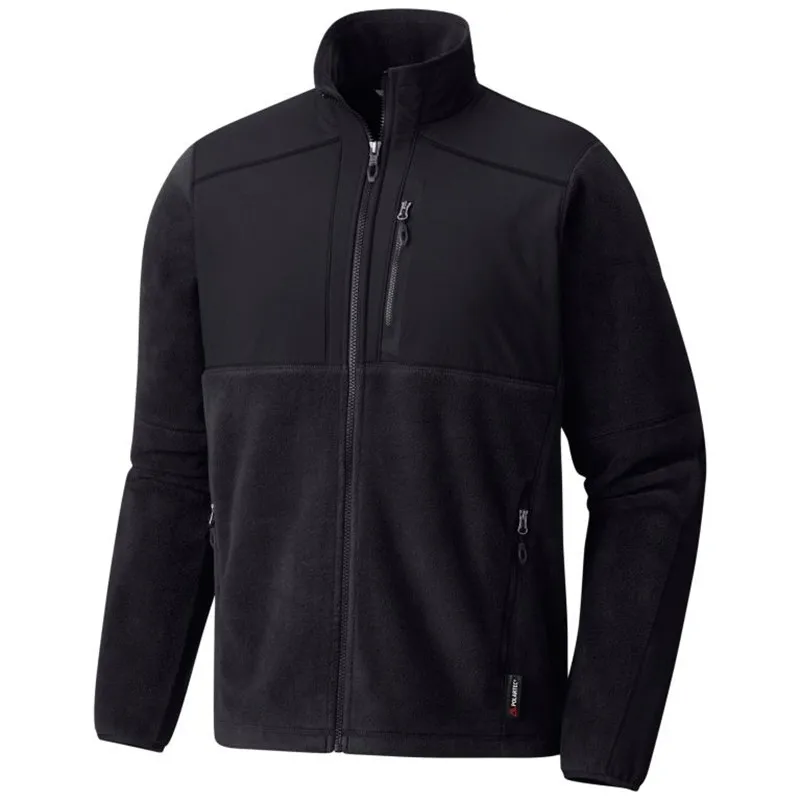 
Factory Custom Men Fleece Jacket Full Zip Outdoor Fleece Jacket 