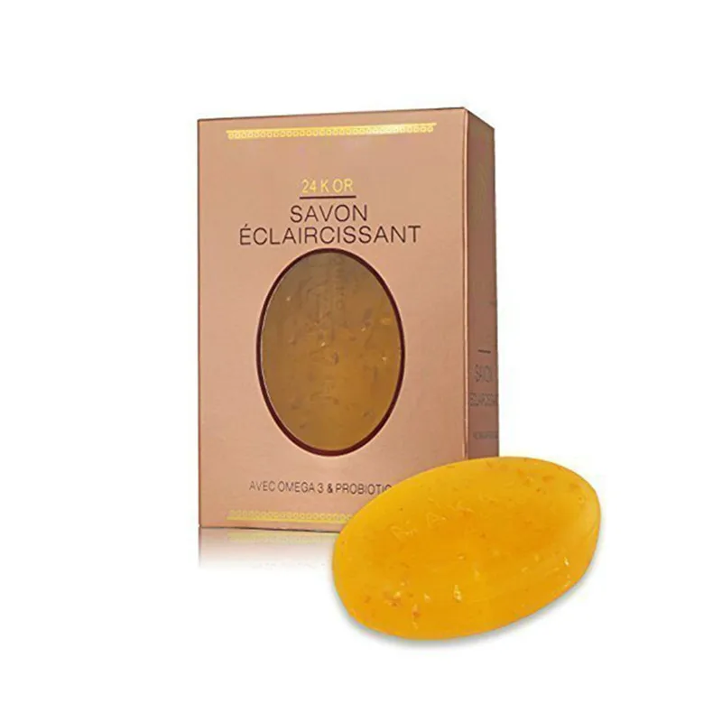
Private Label Exfoliating Anti Aging Face & Body 24K Gold Lightening Soap  (62217403380)