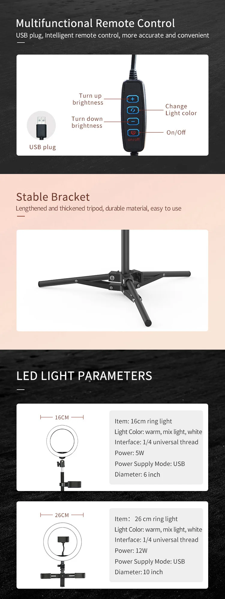 NEW ARRIVAL Multi-Camera Beauty Ring Light For Live Streaming