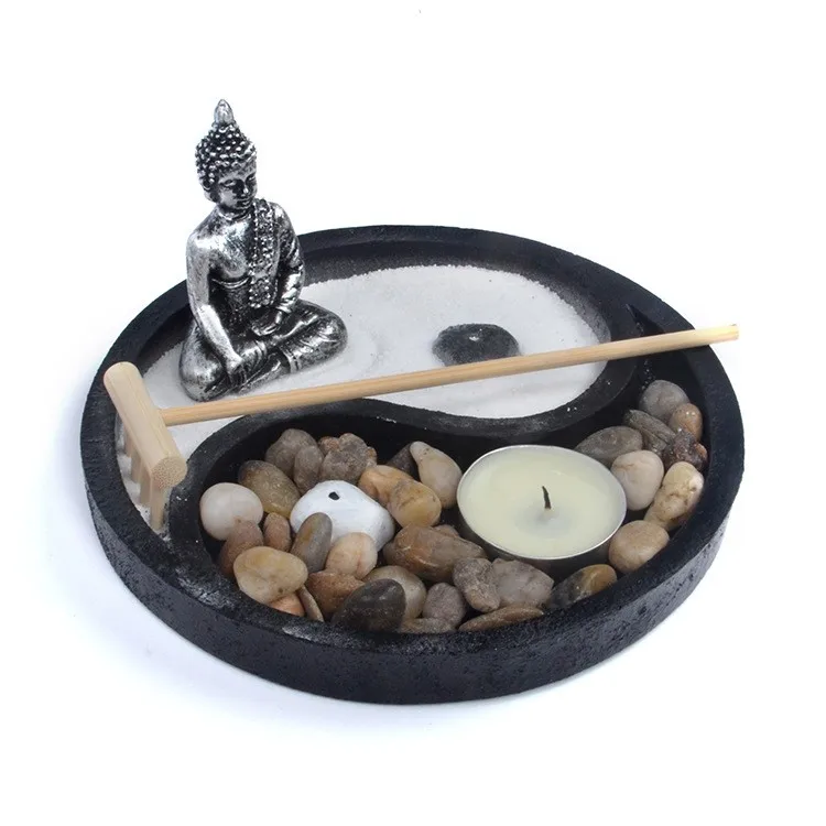 deluxe yin and yang zen garden set buddha sand table with