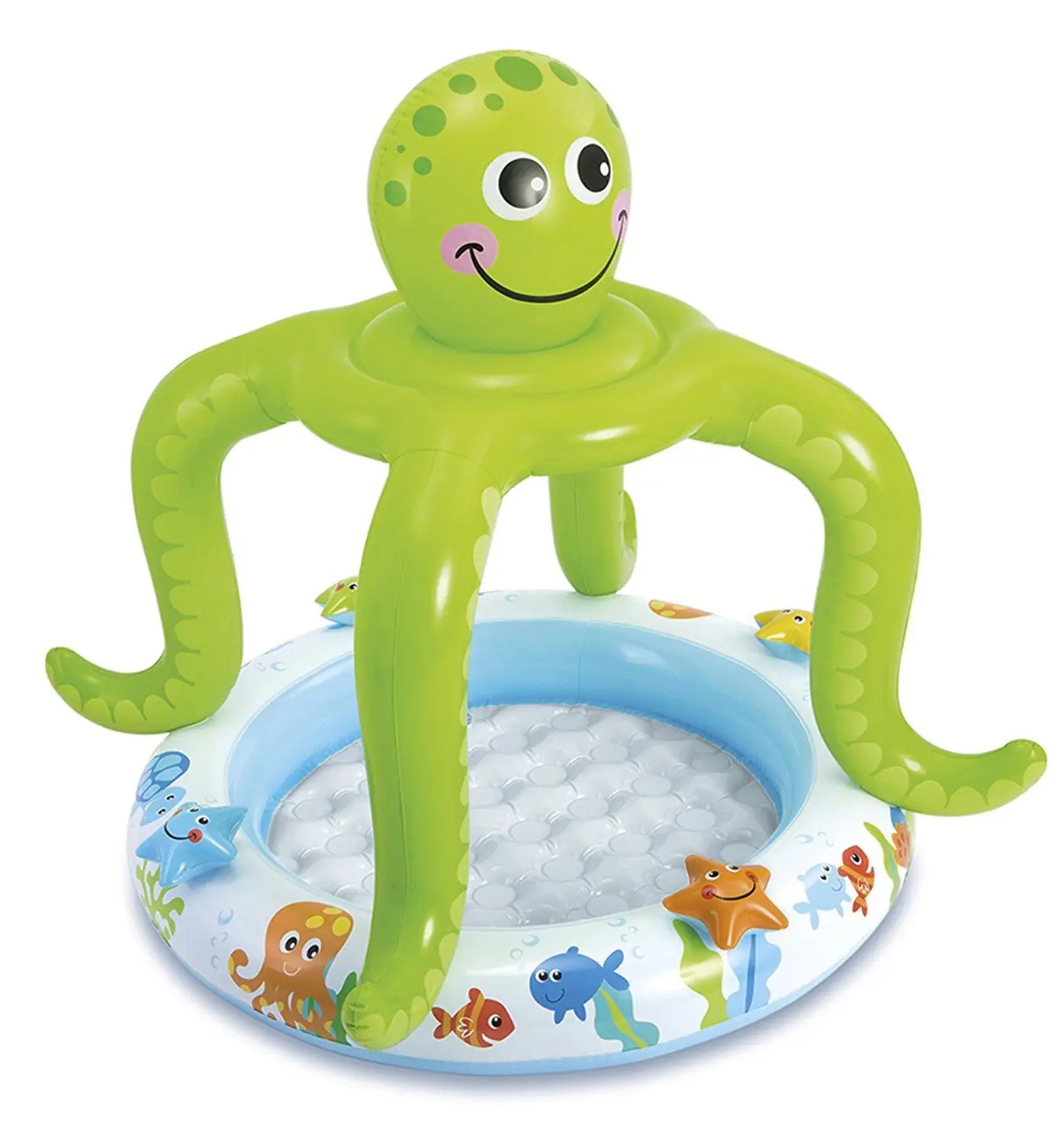 octopus spielzeug Intex 57115 Aufblasbare Lächelndes Octopus Schatten Baby Schwimmen Pool
