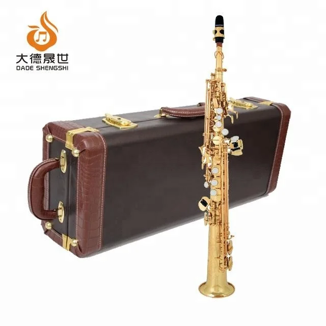 
Accept OEM Dasheng Music DSSS-711 Chinese Cheap Wind Instrument Soprano Saxophone 