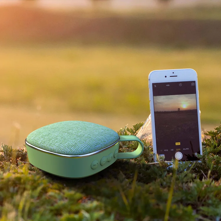 fashion fabric outdoor sport cloth Bluetooth speaker for mobile phone - ANKUX.COM
