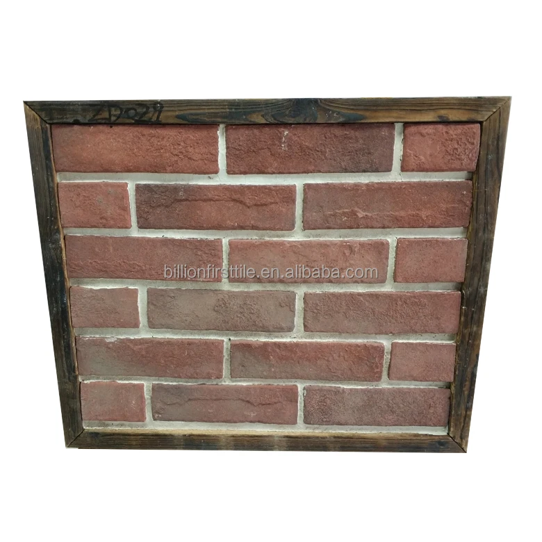 New Old Style Fireplace Decorative Artificial Brick Panel Faux