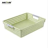 Metis A7001 New Style Hole Pattern Plastic Storage Organizing Basket for Kitchen Living Room