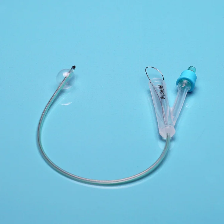 medical pure silicone foley catheter 2 ways