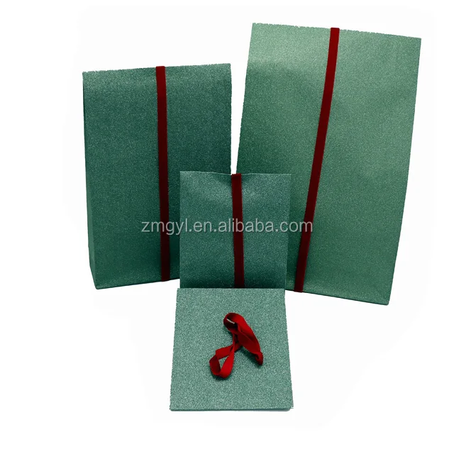 glitter paper bag