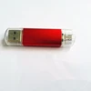 Dual Purpose Epoxy Clear Surface Android OTG USB Flash Drive for Cell Phones,Tablets