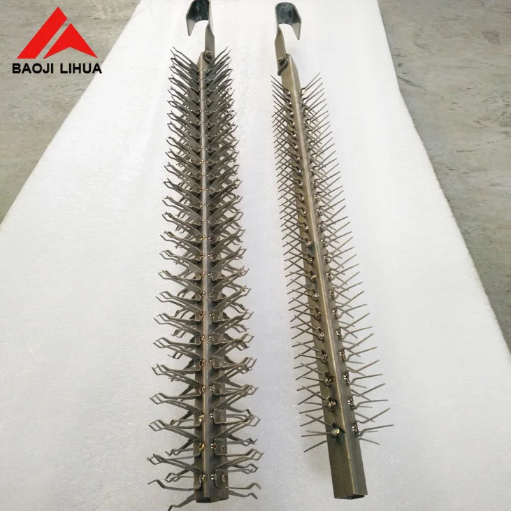 Customized as drawing gr2 titanium anodizing jigs hangers for plating
