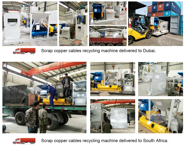 Benefitable Electric Copper Cable Wire Recycling Machine For Clean