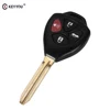KEYYOU 4 Buttons Remote Key Fob Shell For Toyota Camry Avalon Corolla Matrix RAV4 Venza Yaris Replacement Car Key Case