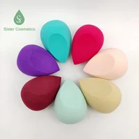 

Hot Sell Amazon Factory Direct Latex Free Beauty Makeup Sponge Blender with 1 cut