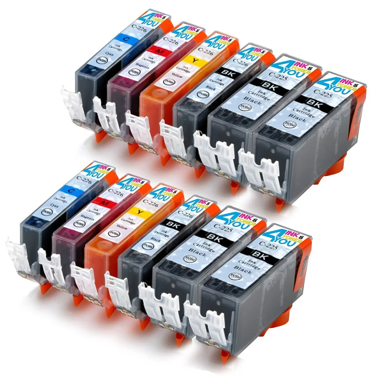 5PK New EDIBLE Ink inkjet for Canon PGI-225 CLI-226 Pixma MG5220 MG5320 MG6120