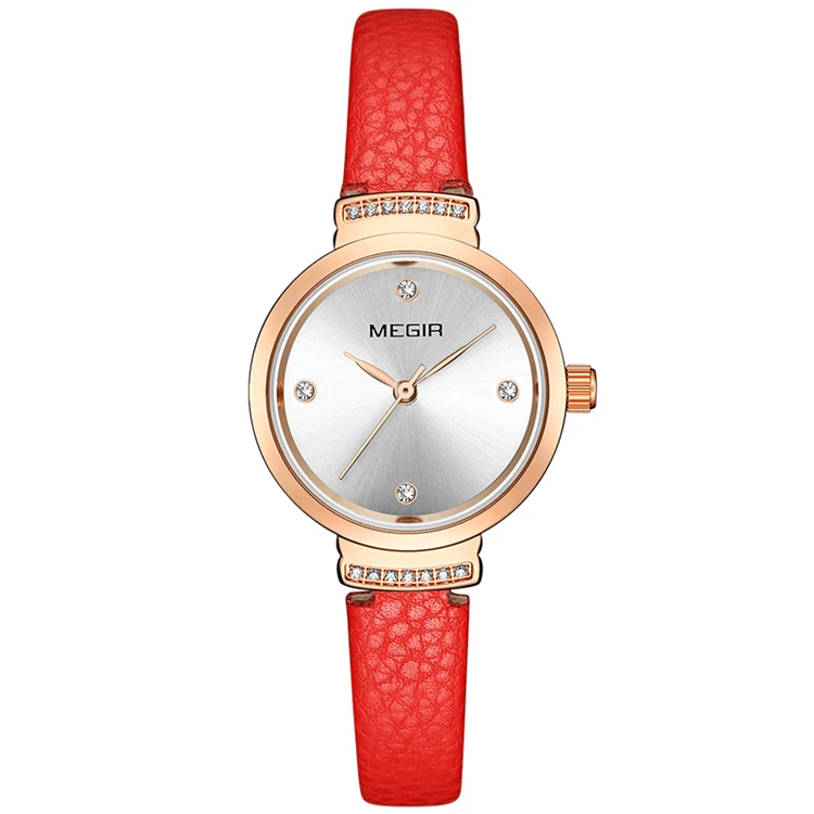 

MEGIR 4207 Watch Women Luxury Leather Quartz Watch Fashion Watches 2019 Relogio Feminino