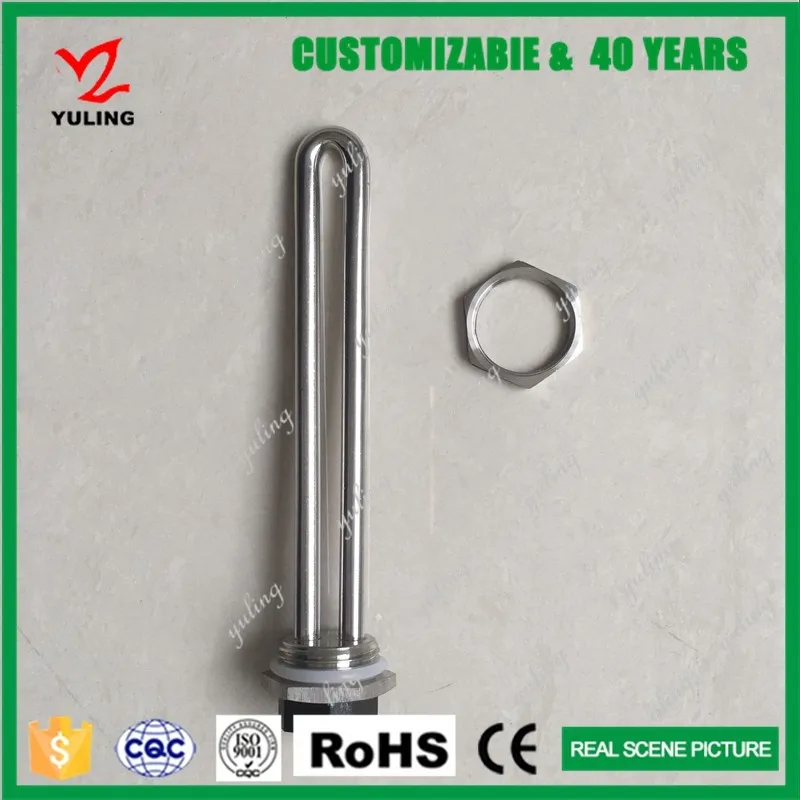 120v 1000w Immersion Water Heater Submersible Heating Element Heater Element With 1 Inch Nut