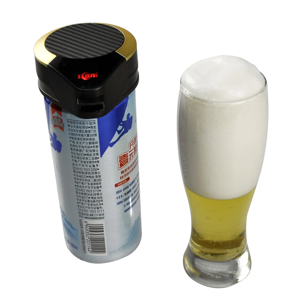 

Alkaline battery mini palm size canned beer foam dispenser , marketing gift items promotion,Wower draft beer tower, N/a