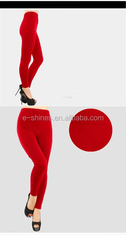 
Ladies warm winter 2017 with fleece line dyeing tights woman leggings for women 