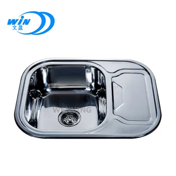 Wy 6349 Small Deep Bowl Sink With 200mm Depth Low Cost Monoblock Rectangle Kitchen Big Single Bowl Sinks One Bowl One Drainer Buy Stainless Steel