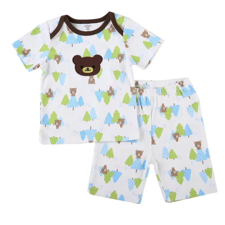 

Wholesale children Clothing short tee shirt and shorts set / baby clothes M6031201