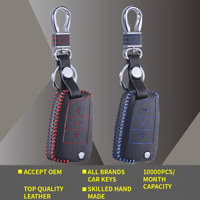 Nova Chave Do Carro Smart Cover para VW Golf GTI R MK7 7 Bora Polo Passat Tiguan Skoda Seat Leon Ibiza octavia A7 Caso Carteira