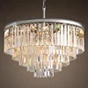 Chandeliers Vintage 1920S Odeon Clear Glass Fringe 5 Tier Chandelier Light Restaurant Dinner Room Crystal Lighting CZ2527C/17