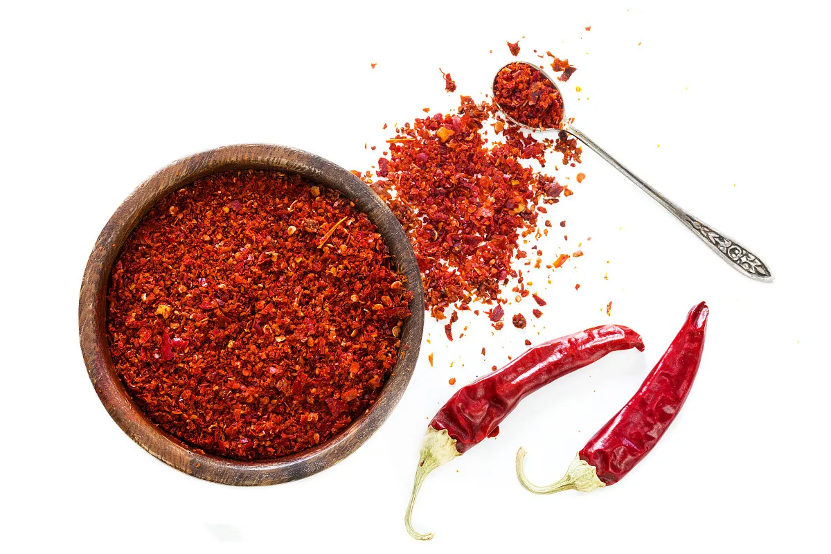 dry hot chilli flakes dehydr paprika flake