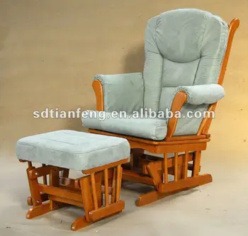 padded glider rocker chair