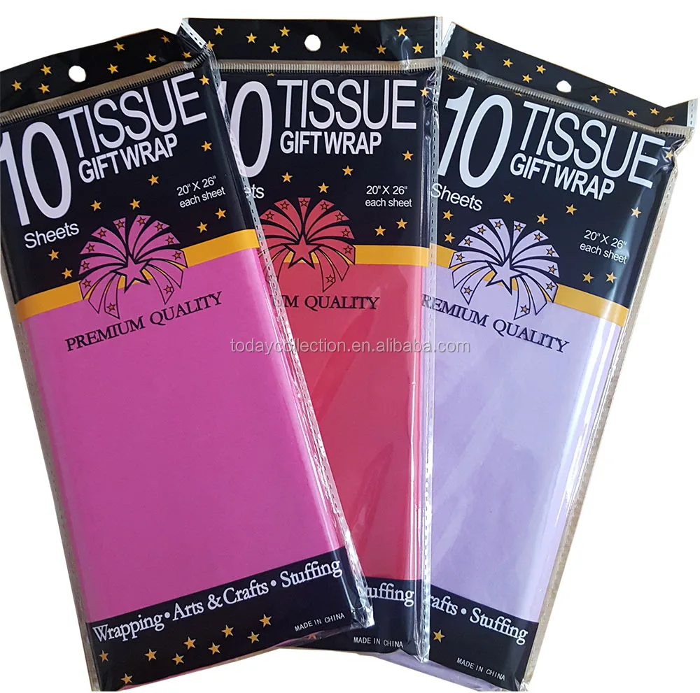 
Plain color tissue paper 